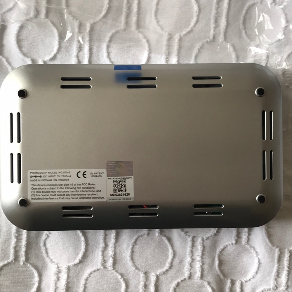 PhoneSoap 3 in Silver UV phone sanitizer NIB - Picture 3 of 6